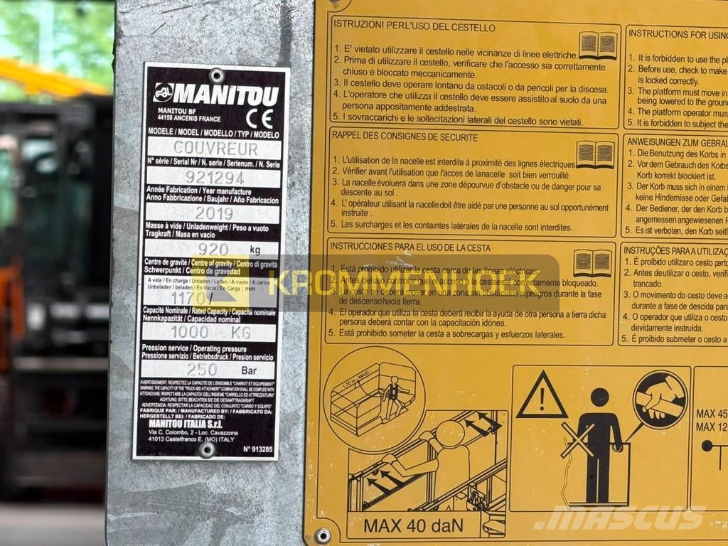 Manitou PSR 2400 / 1000 3P Ładowarki teleskopowe