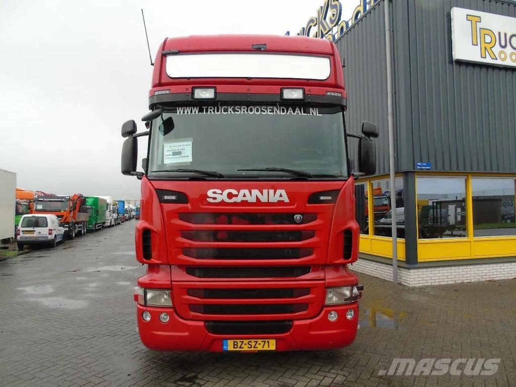 Scania R480 +10X2 + VBG CABLE 30TON Rol kiper kamioni sa kukom za podizanje tereta