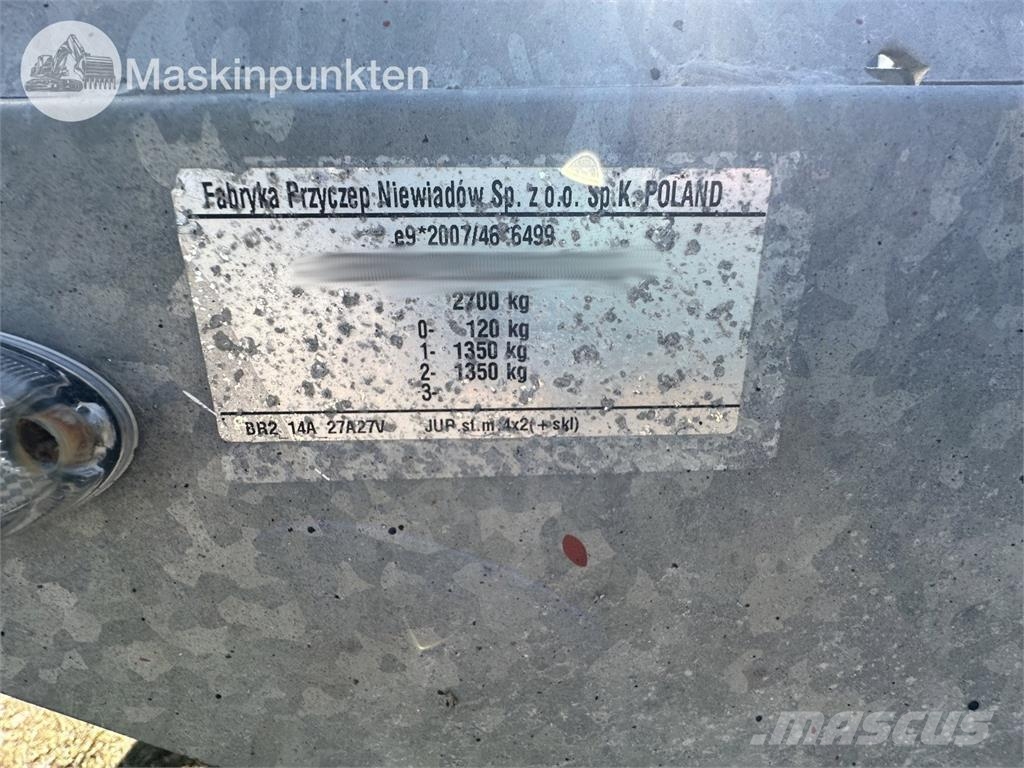  Niewiadów Maskinsläp Nizki nakladalci