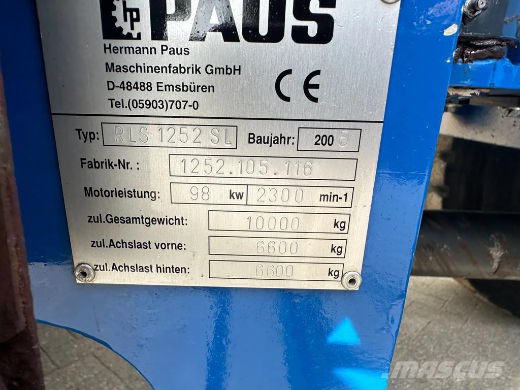 Paus RLS 1252 SL لوادر بعجل
