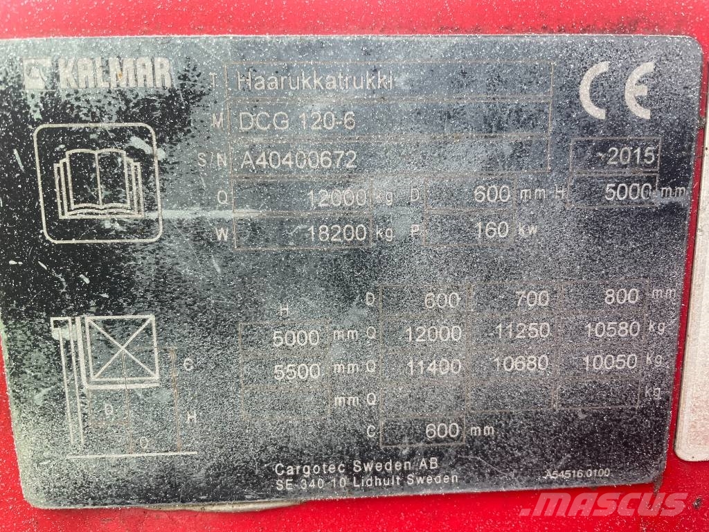 Kalmar DCG120-6 Dīzeļa autoiekrāvēji