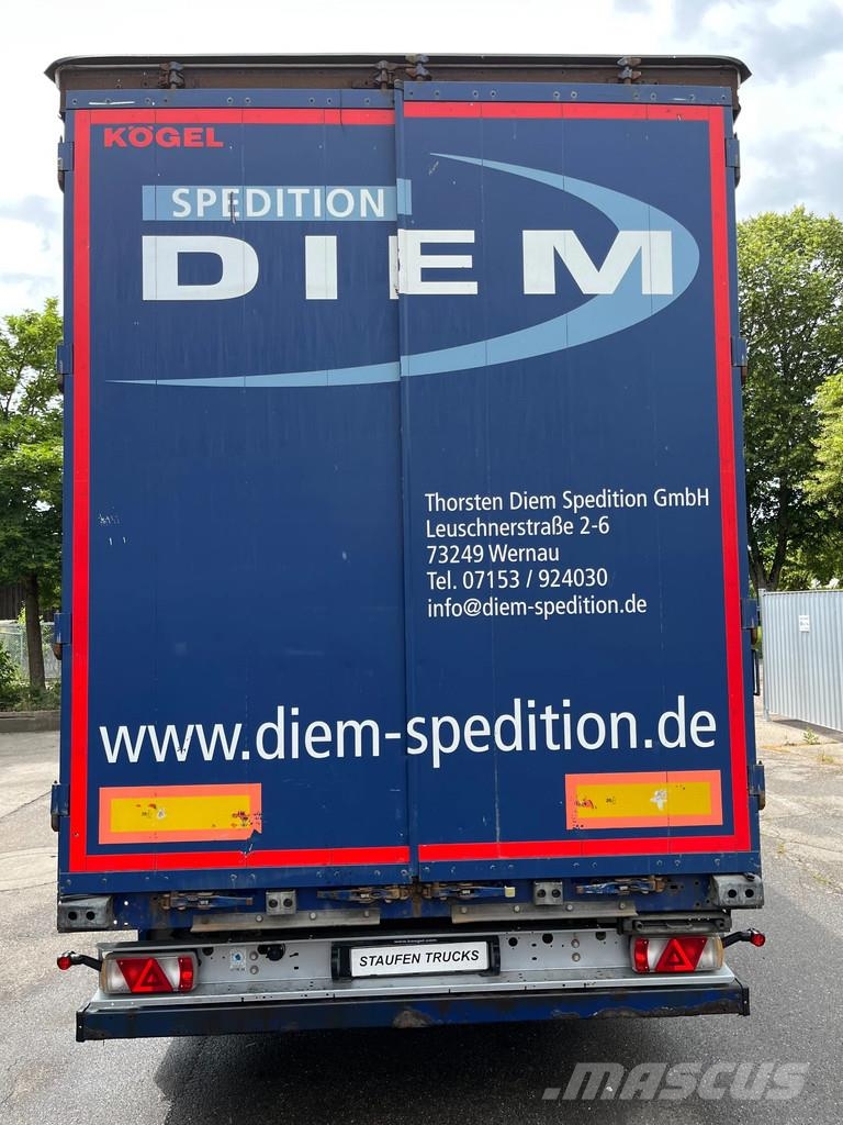 Kögel SN 24-1 *MEGA, *Tautliner, *Liftachse, *Hubdach Curtainsiderauflieger