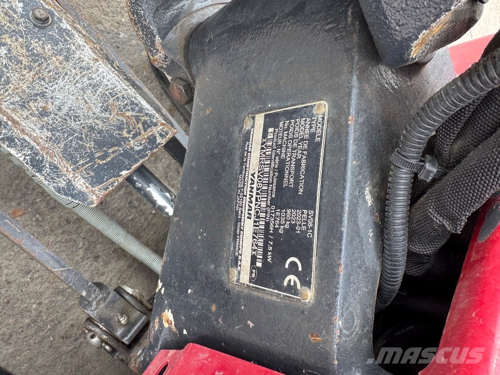 Yanmar SV08 (1E764) حفارات صغيرة أقل من 7 طن (حفارات صغيرة)