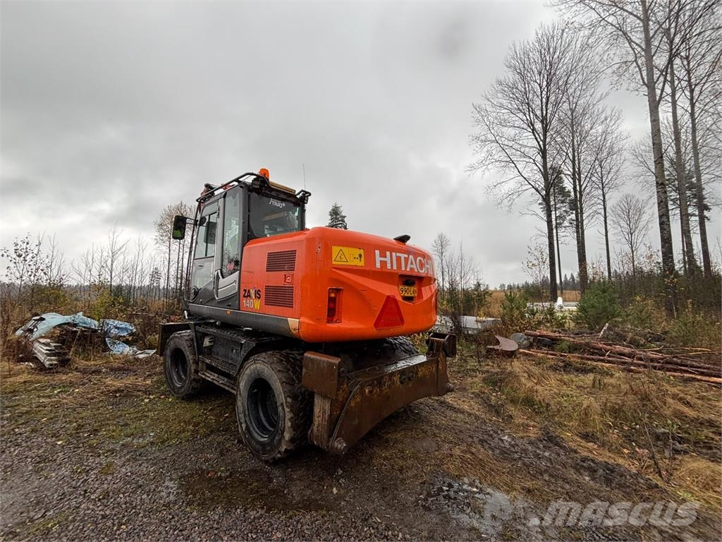 Hitachi Zaxis ZX140W-3 Escavadoras de rodas