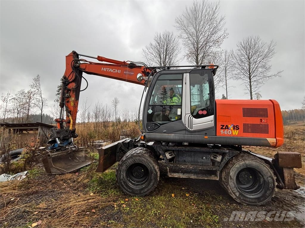 Hitachi Zaxis ZX140W-3 Escavadoras de rodas