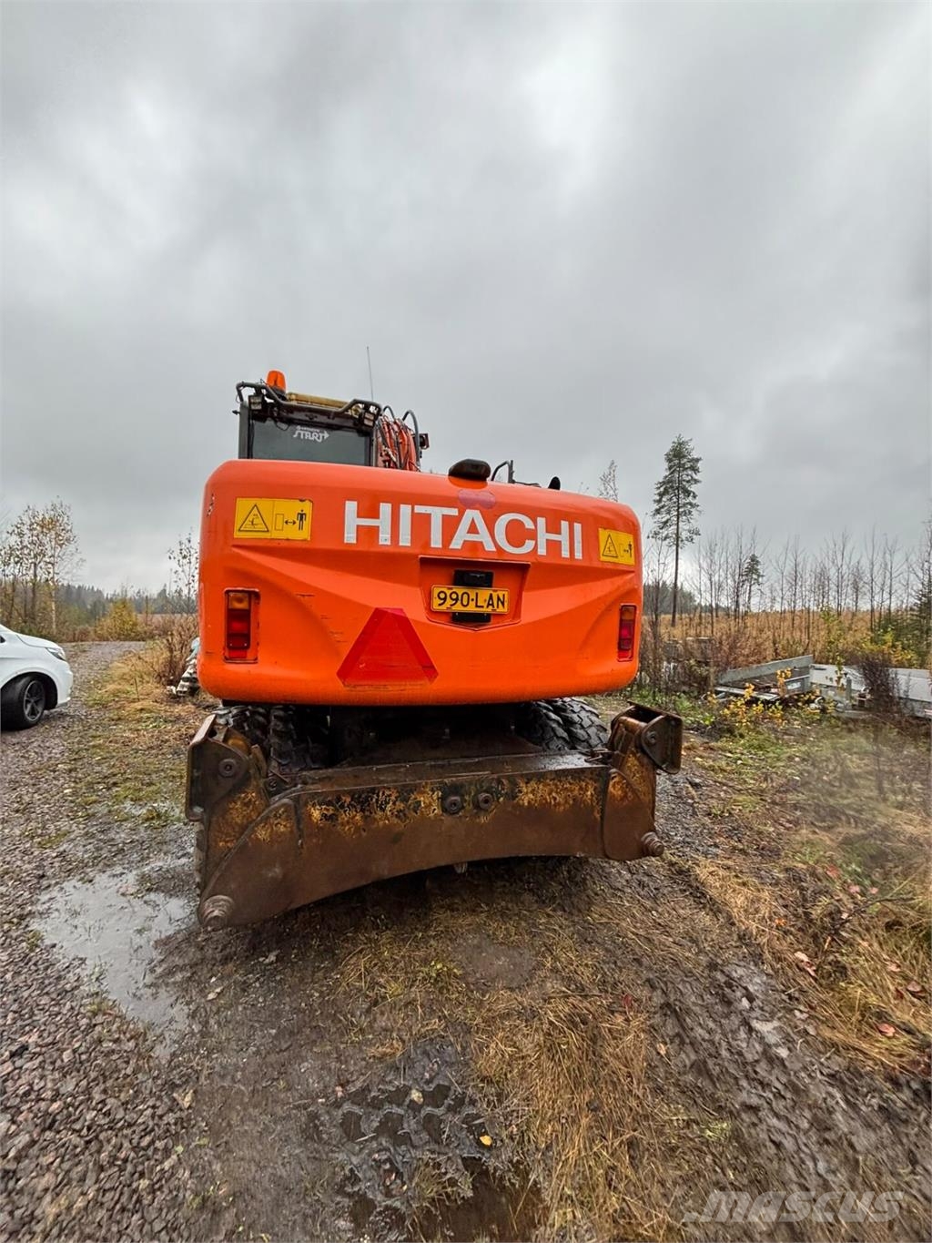 Hitachi Zaxis ZX140W-3 Pyöräkaivukoneet