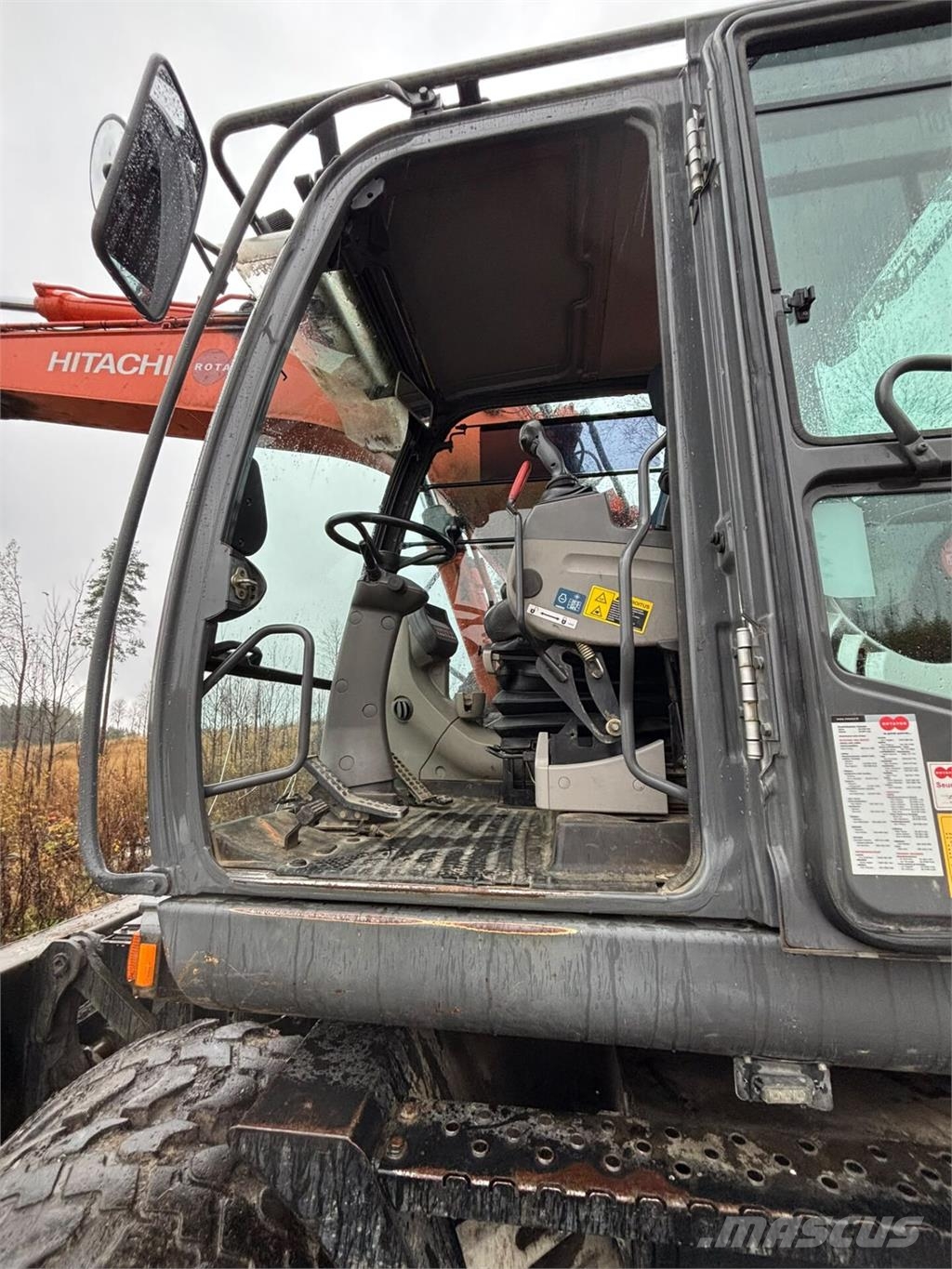 Hitachi Zaxis ZX140W-3 Escavadoras de rodas