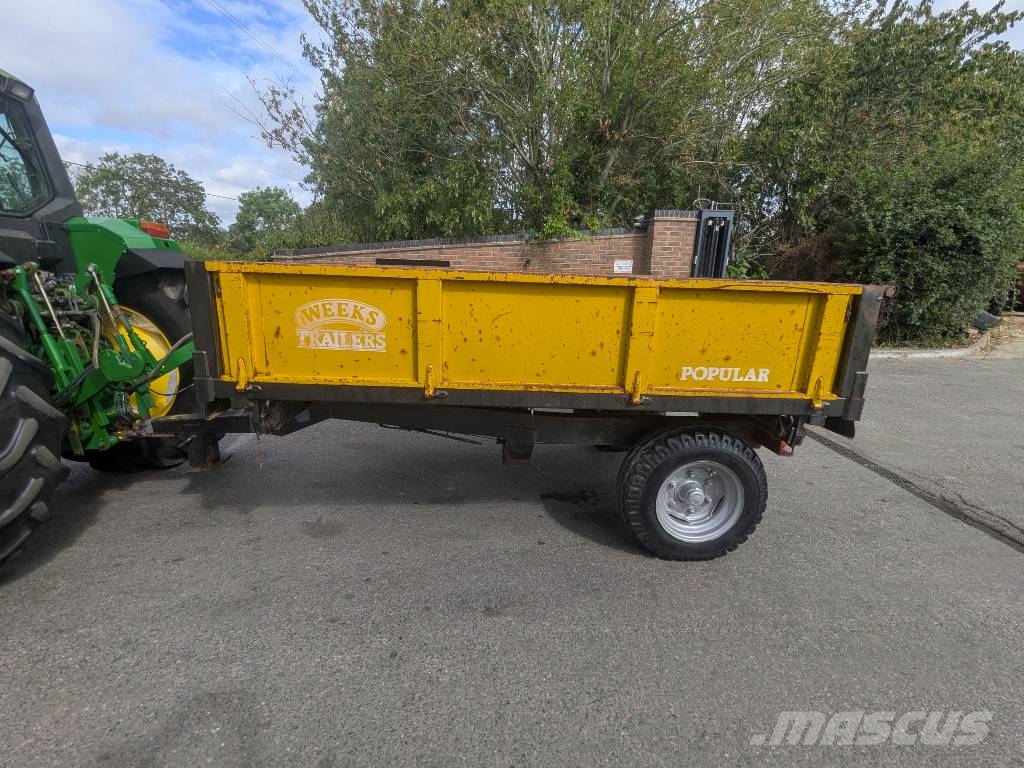 Weeks 3TON TIPPING TRAILER Tipper trailers