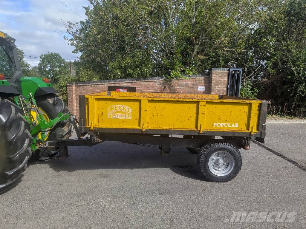 Weeks 3TON TIPPING TRAILER Tipper trailers
