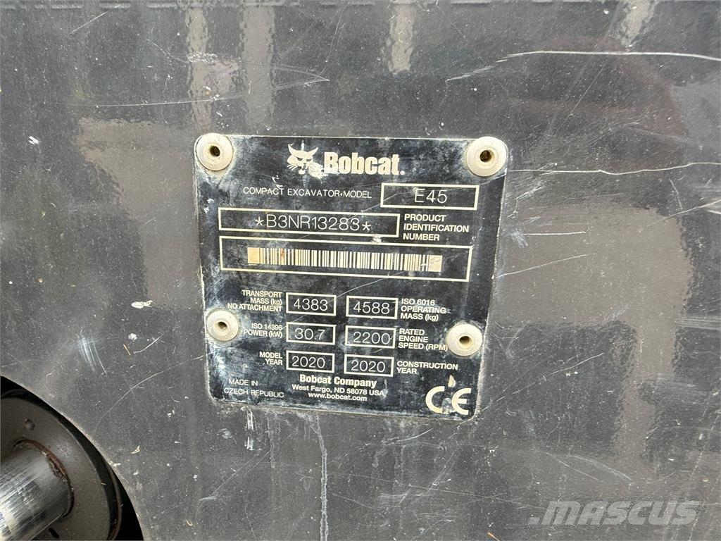 Bobcat E45 Minikaivukoneet < 7t