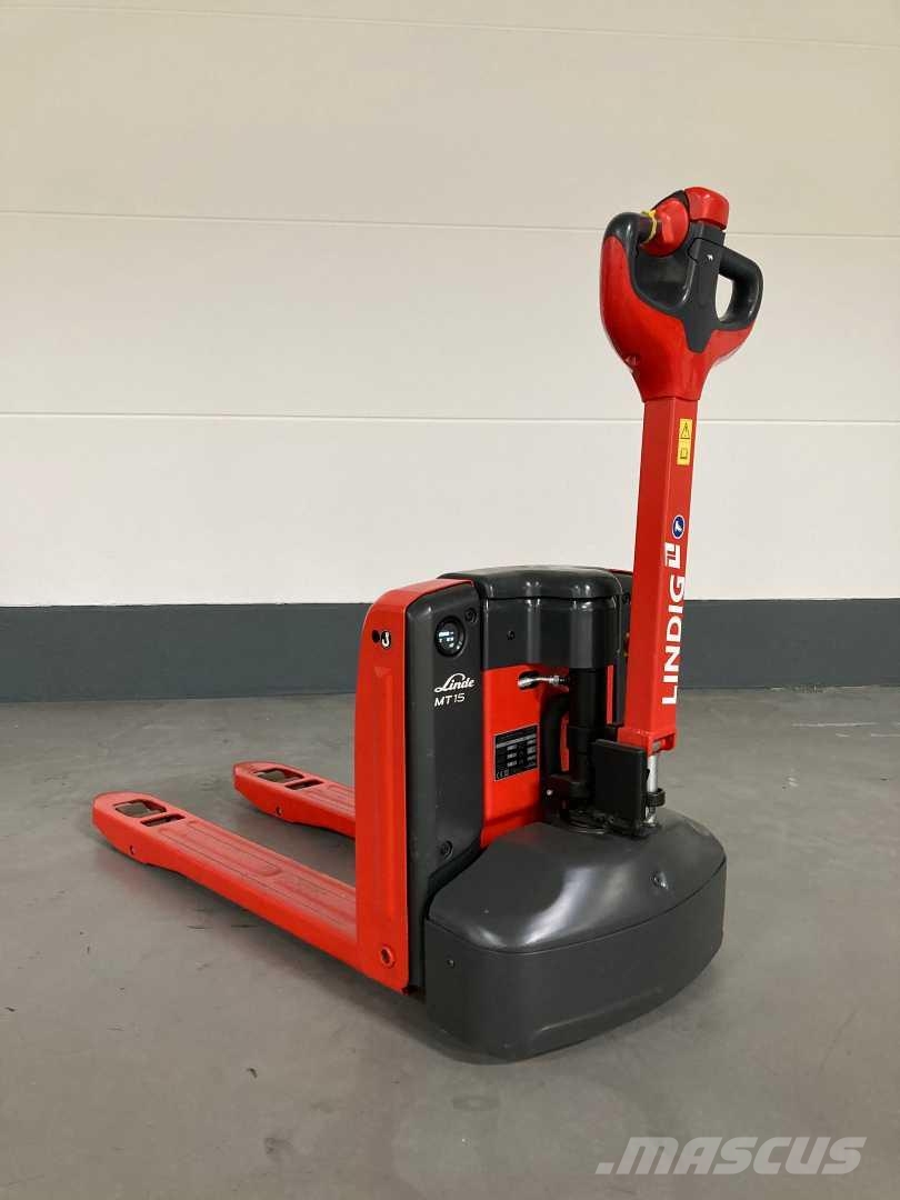 Linde MT15 ION Παλετοφόρα πεζού χειριστή με ιστό