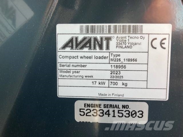Avant 225 inkl. klippdäck 多用途機械
