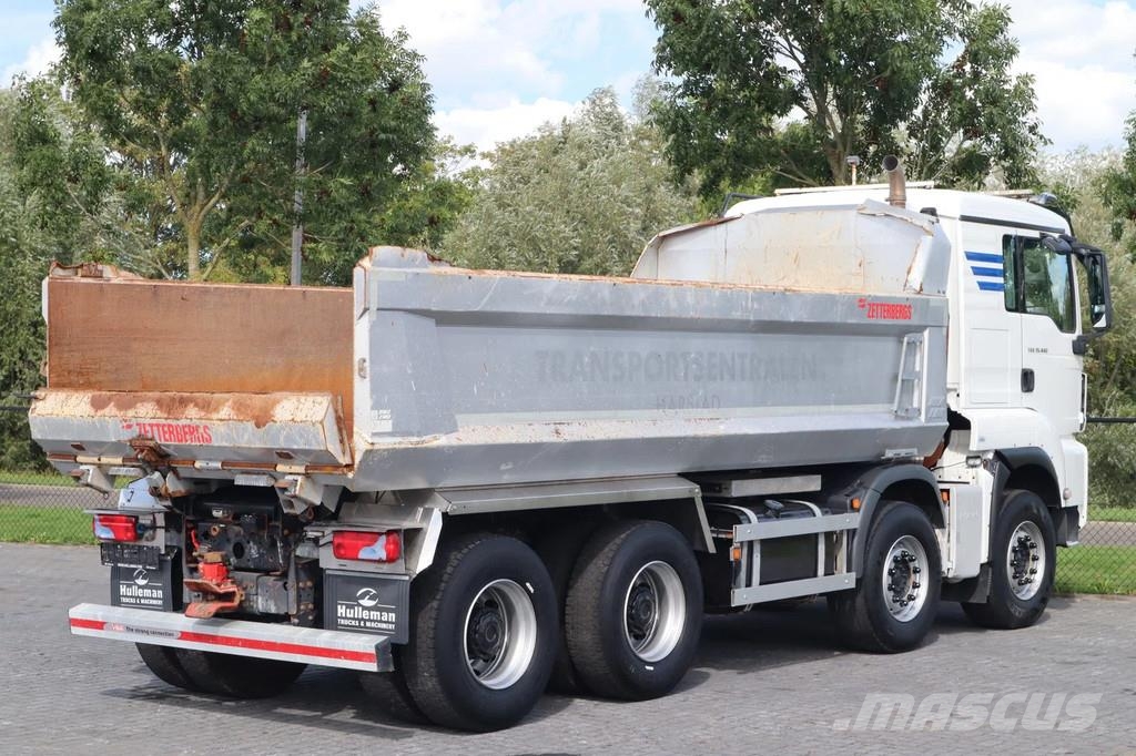 MAN TGS 35.480 | 8X4 | FULL STEEL | BIG AXLES | EURO 6 Camion benne