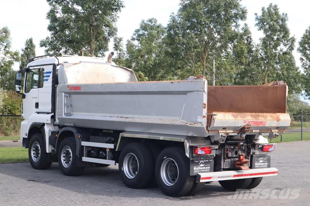 MAN TGS 35.480 | 8X4 | FULL STEEL | BIG AXLES | EURO 6 Camion benne