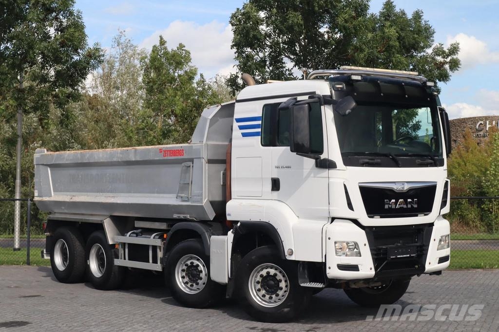 MAN TGS 35.480 | 8X4 | FULL STEEL | BIG AXLES | EURO 6 Camion benne