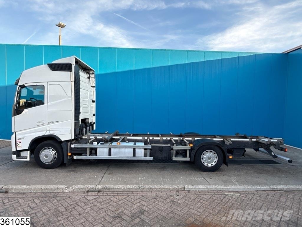 Volvo FH 500 EURO 6E, Standairco, NB Vaihtolava-autot
