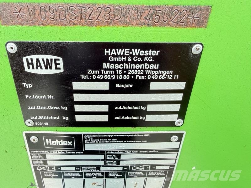 Hawe DST 22 T Landbouw - overige