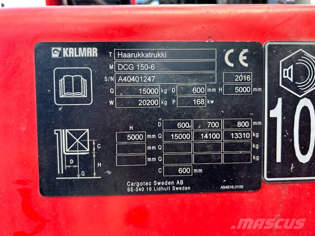Kalmar DCG150-6 Dīzeļa autoiekrāvēji