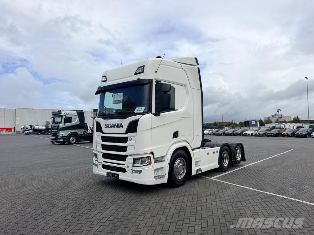 Scania R650 6X2 full air, retarder, hydrauliek, 295WB Tracteur routier
