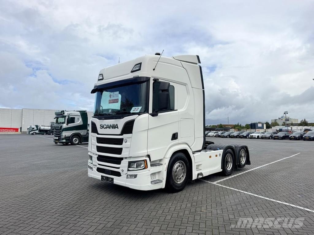 Scania R650 6X2 full air, retarder, hydrauliek, 295WB Tracteur routier