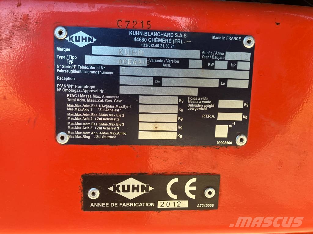 Kuhn Oceanis 5600 Tažené postřikovače