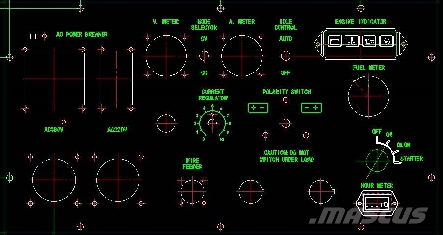 Deutz MOTOSOLDADORA 500A KH400DS Keevitusagregaadid