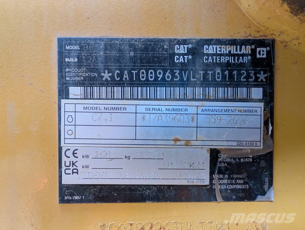 CAT 963 Tracked Loading Shovel with Ripper Rupsladers