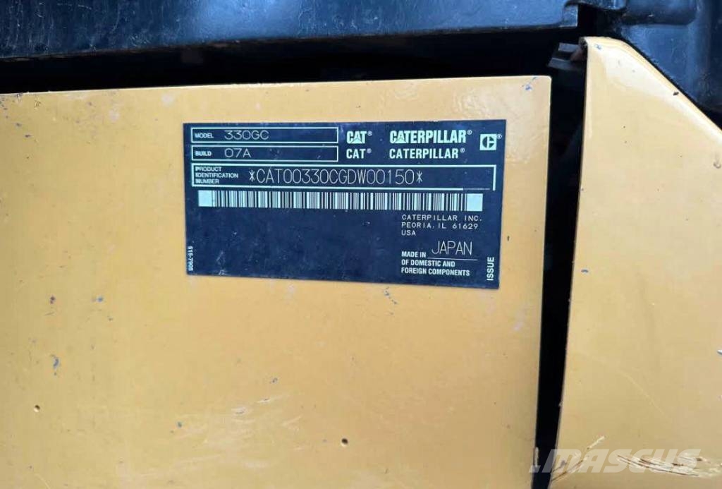 CAT 330GC Pásové rýpadlá