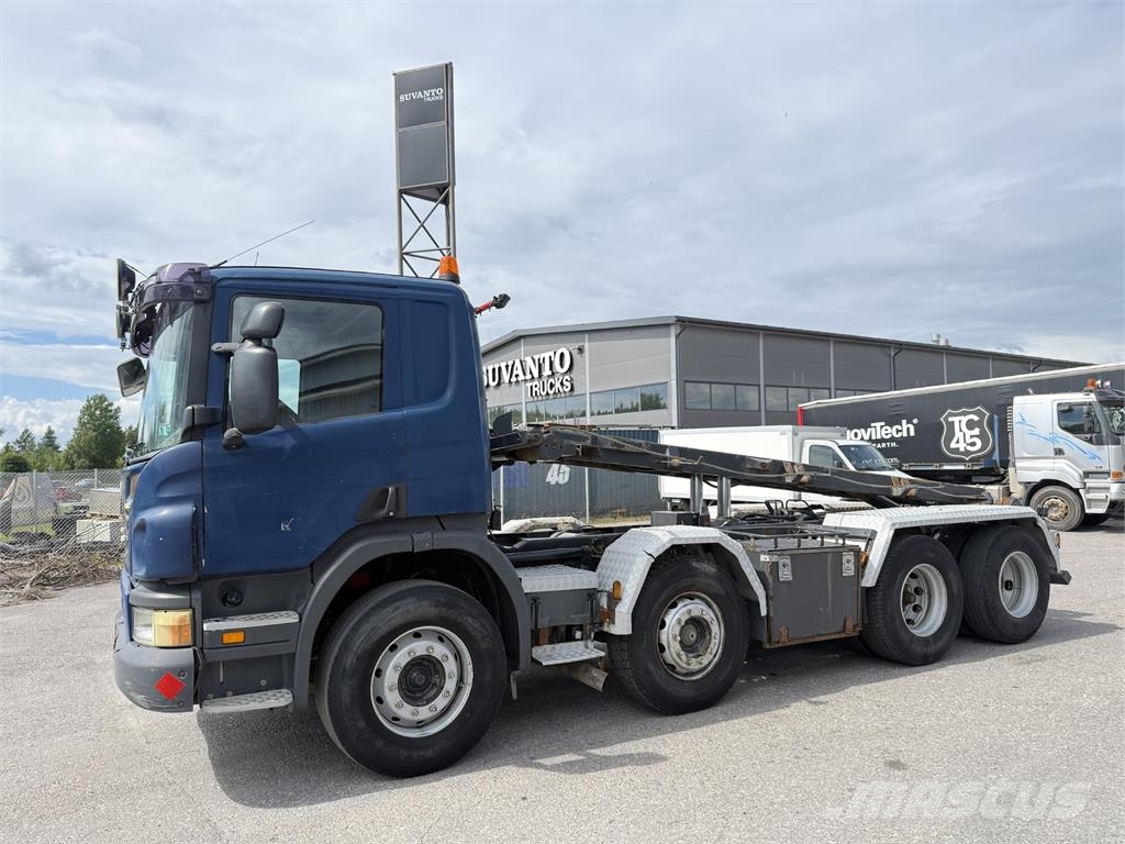 Scania P 340 8X2 케이블 리프트 탈착식 트럭