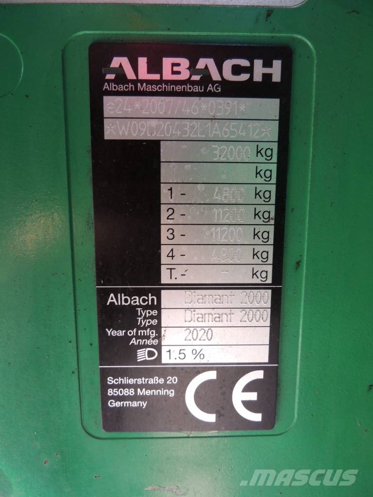 Albach Diamant 2000, 2020rok, 700KM Otros