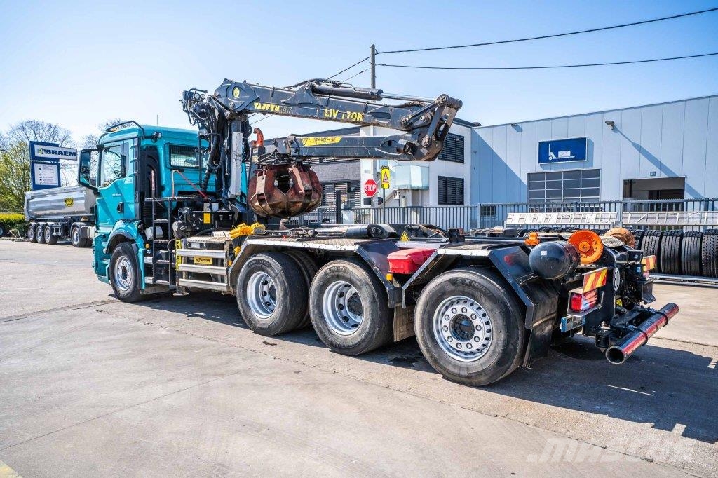 MAN TGS 35.510 8X4-4 BL + TAJFUN L170 K Камиони с кран с кука