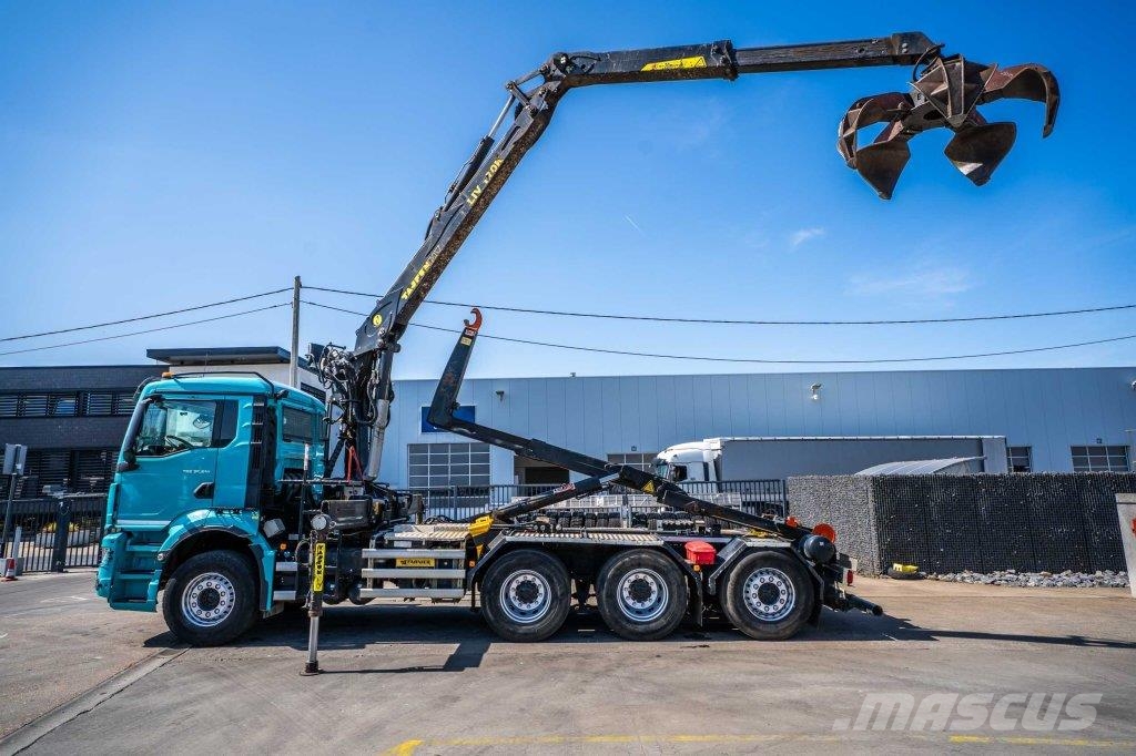 MAN TGS 35.510 8X4-4 BL + TAJFUN L170 K Камиони с кран с кука