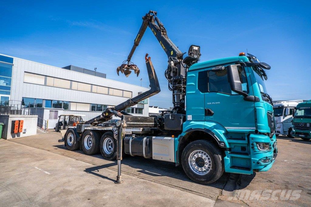 MAN TGS 35.510 8X4-4 BL + TAJFUN L170 K Камиони с кран с кука