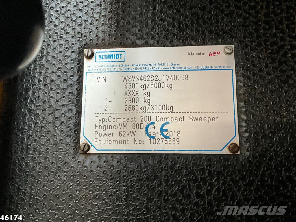 Schmidt Swingo Compact 200 Euro 6 Прибиральні машини