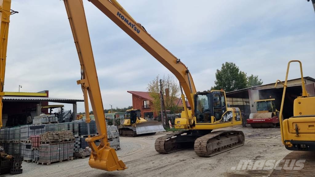 Komatsu HB 215 LC Long Reach Vikšriniai ekskavatoriai