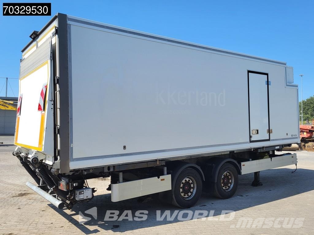  Wuellhorst ZA 18 2 axles Laadklep Tailgate LBW Fri Remorque frigorifique
