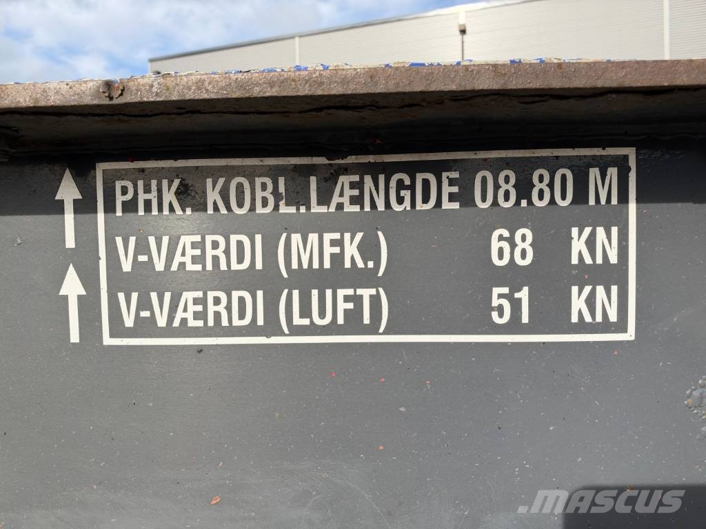MTDK KC300 25 t. HMF Hejseladskærre Vaihtolavaperävaunut