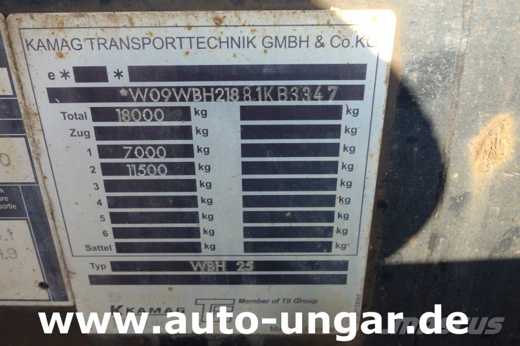 Kamag Wiesel Mafi Terberg Mercedes Wiesel WB Vehículos - Taller