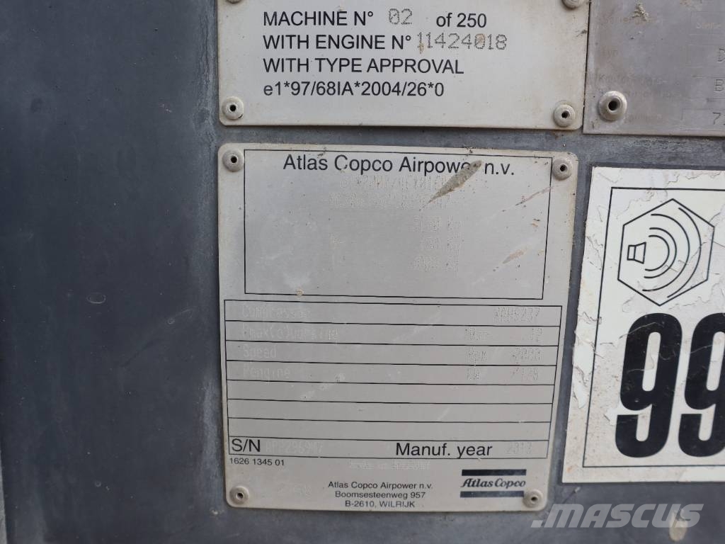 Atlas Copco XAHS 237 Kompressorer