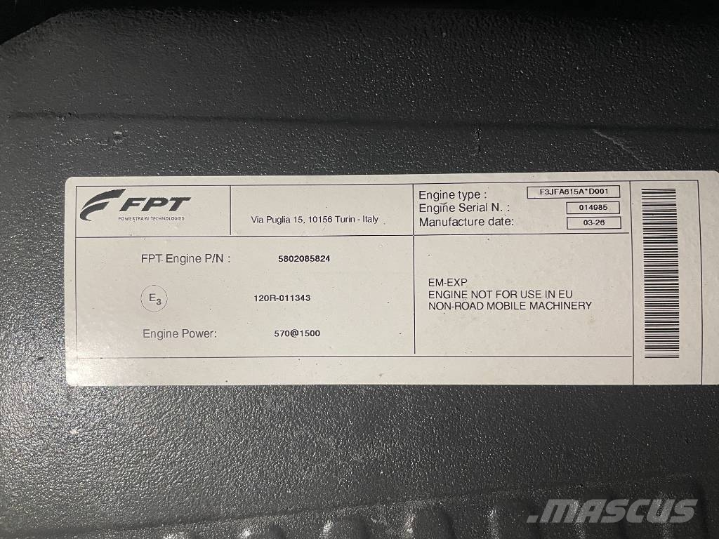 Iveco CR16TE1W - 660 kVA Generator - DPX-19798 Dizel agregati