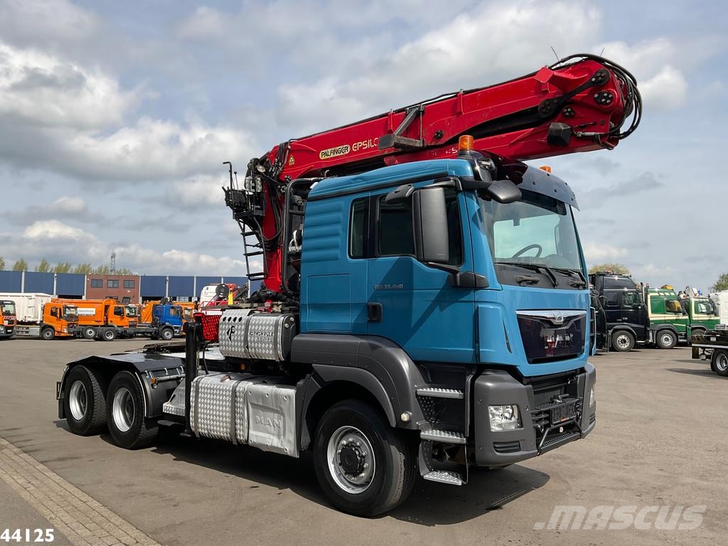 MAN TGS 33.480 6x6 Euro 6 Palfinger 27 Tonmeter boomkr Cavalos mecânicos