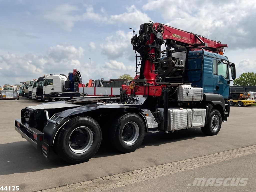 MAN TGS 33.480 6x6 Euro 6 Palfinger 27 Tonmeter boomkr Cavalos mecânicos