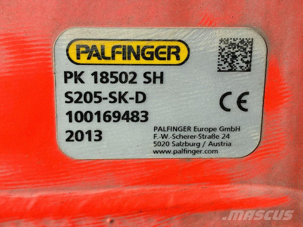 Palfinger PK 18502 SH E 2013 year Nakladacie žeriavy