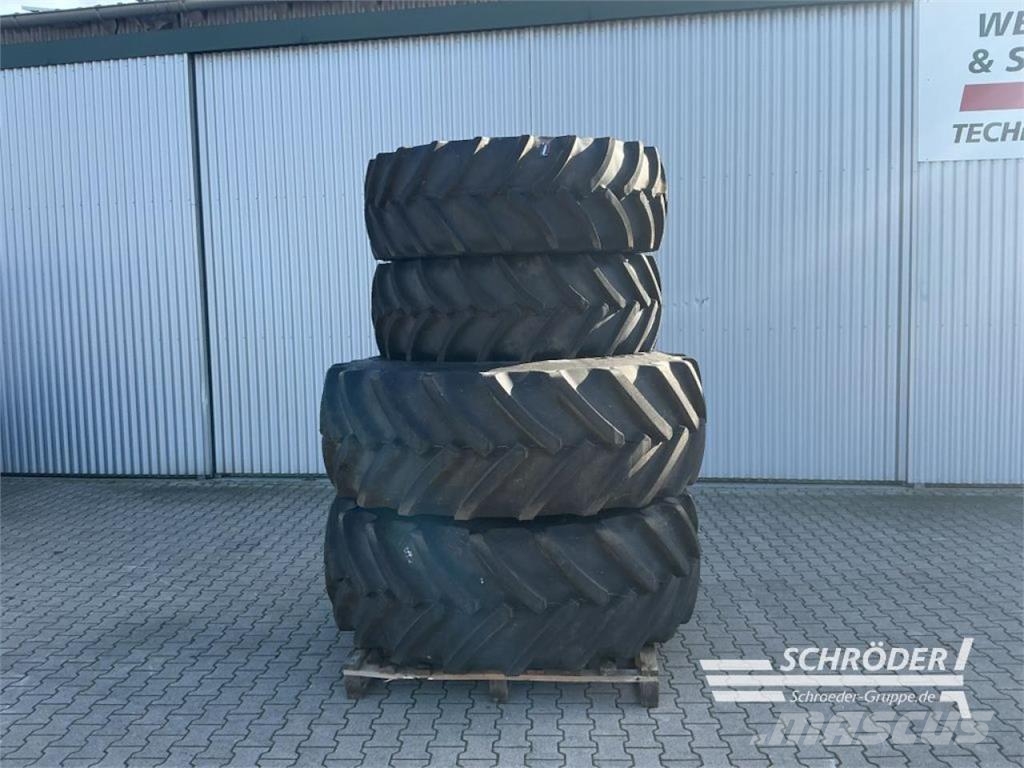 Fendt KOMPLETTRÄDER 540/65R34 + 650/85R38 Padangos, ratai ir ratlankiai