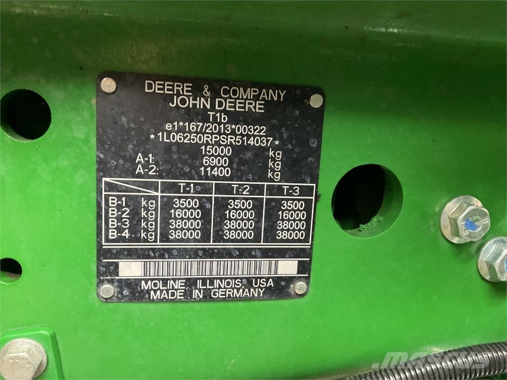 John Deere 6R 250 Tractors