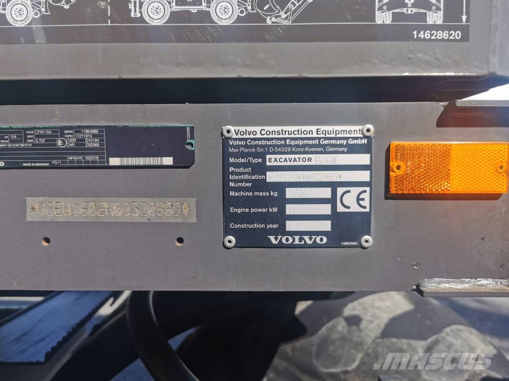 Volvo EW 160 E Hjulgravere
