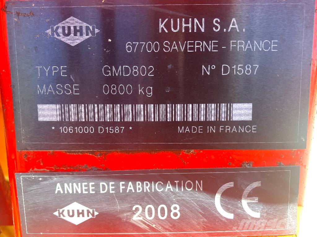 Kuhn GMD 802 F lift control Косачки