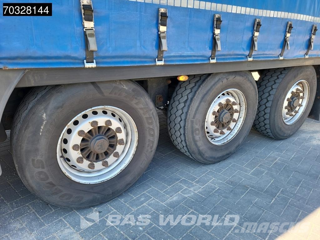 Kässbohrer XS 5 axles Sliding Roof Palletkist Polprikolice s ponjavo
