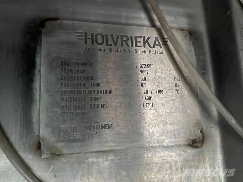 Burg BPO 15-30 RGZXX + RMO MILK 35.300 LITER / RVS TANK Tanktrailer