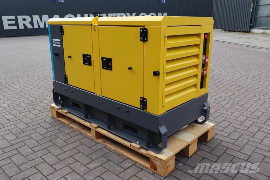 Atlas Copco QAS 20 S5 Valid Inspection, Diesel, 17 kVA, Also A Geradores Diesel